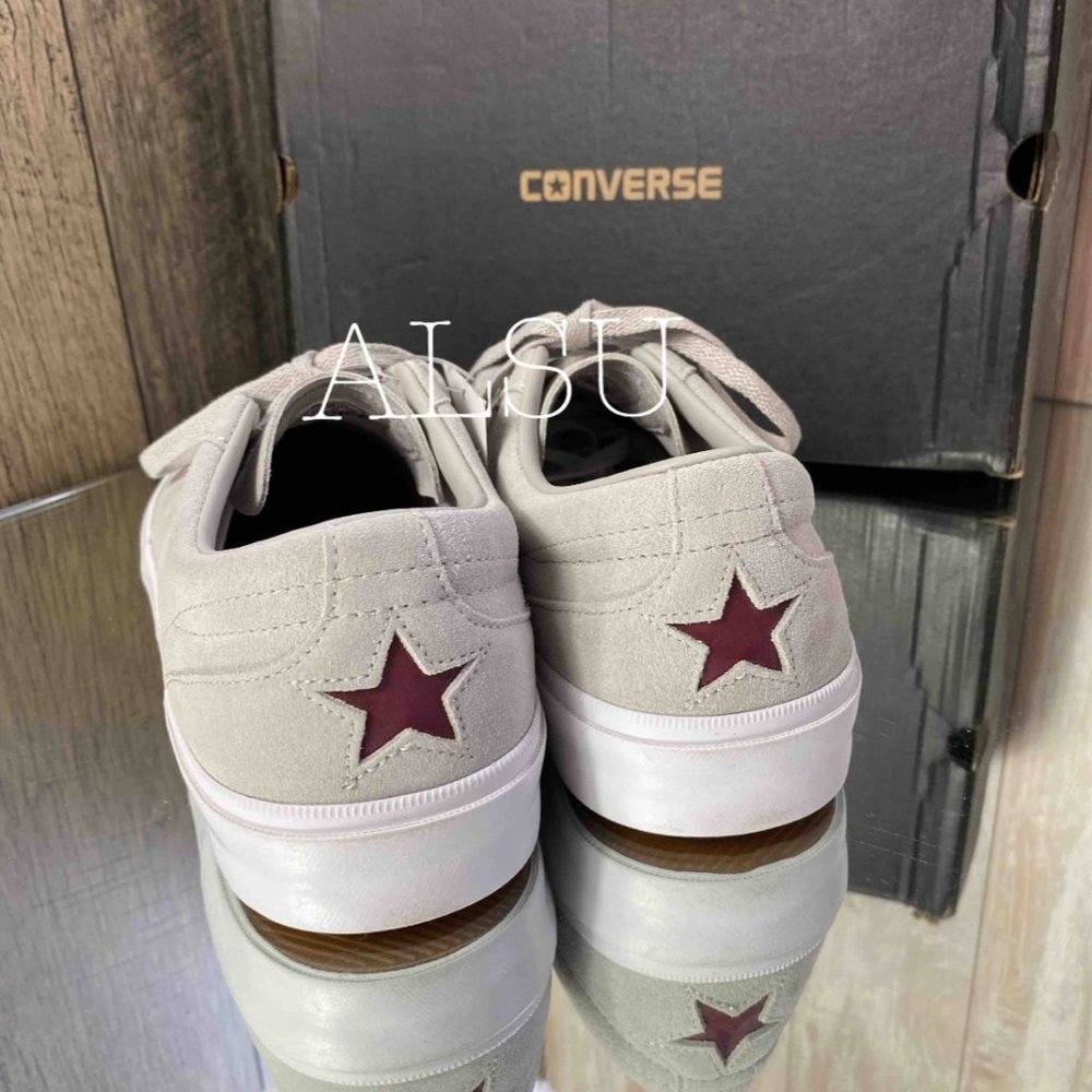 🎄SALE🎄 Converse Men Classic One Star CC Pro Pale Grey Suede Low Lacing Sneaker - Picture 3 of 9